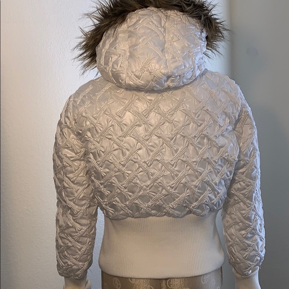 Bebe Creme Quilted Puffy Jacket - Picture 2 of 3